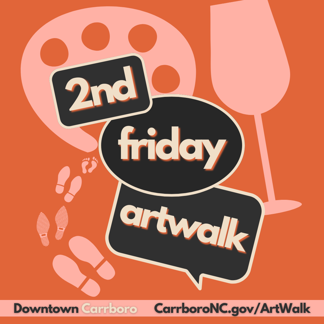 2nd friday art walk graphic